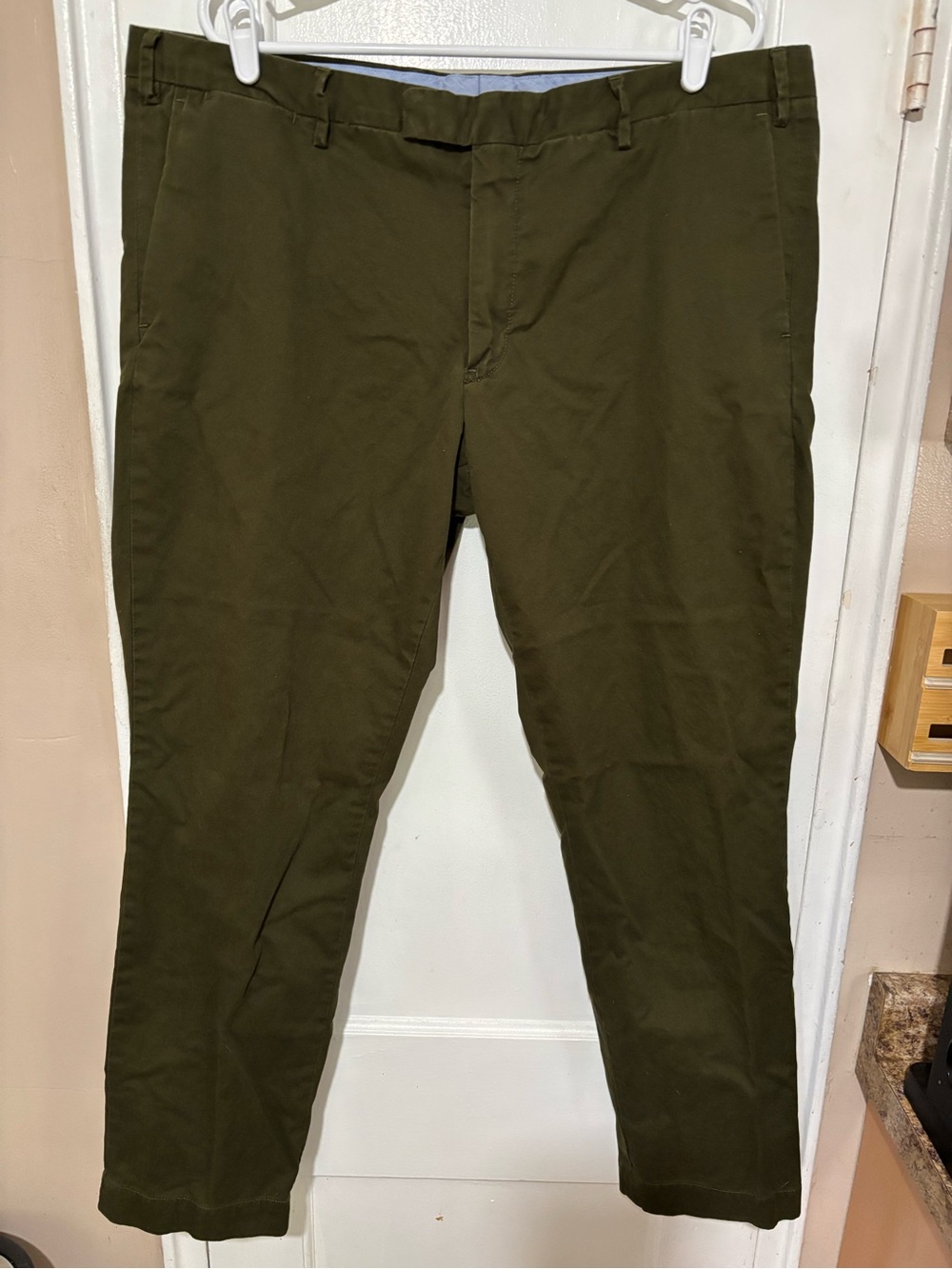Polo Ralph Lauren Olive Green Stretch Chino Pants MENS.